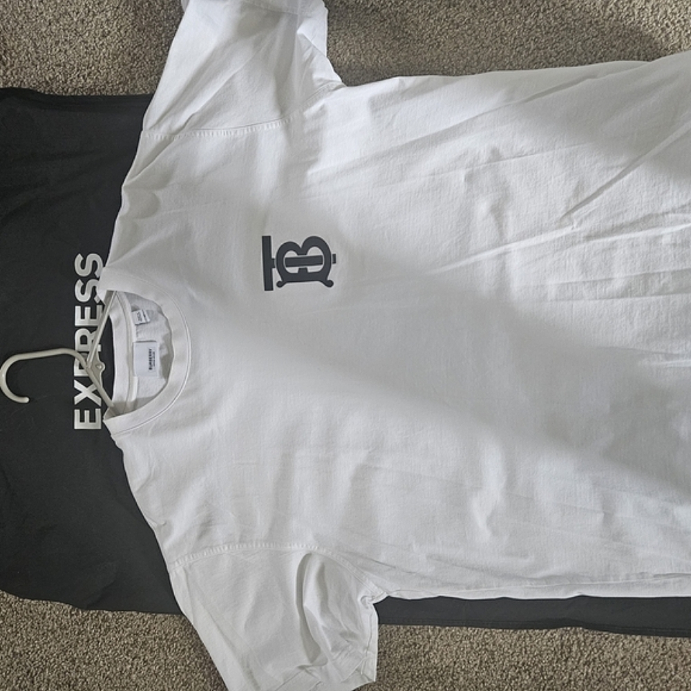 Burberry White T-Shirt for Men